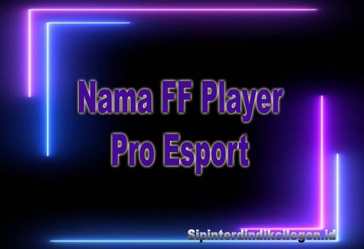 nama ff pro player esport